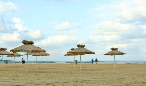 Центральный пляж города-курорта Анапа