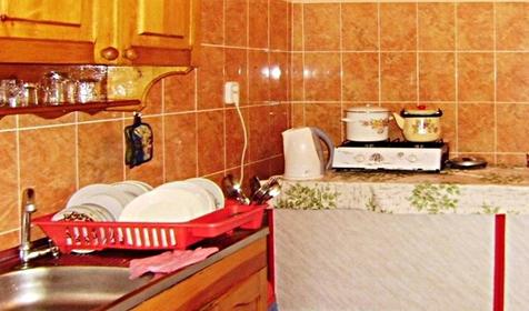 Кухня для самостоятельного приготовления пищи гостевого дома Кубаночка, Туапсинский район, с. Ольгинка