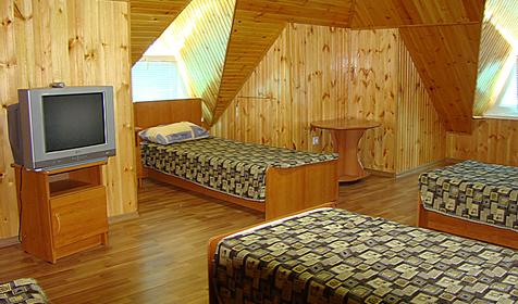 Двухуровневый номер (3 комнаты), гостиница Тихая гавань, п. Архипо-Осиповка