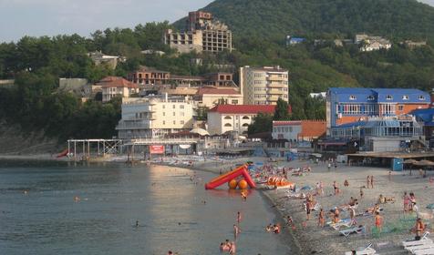 Пляж п. Ольгинка
