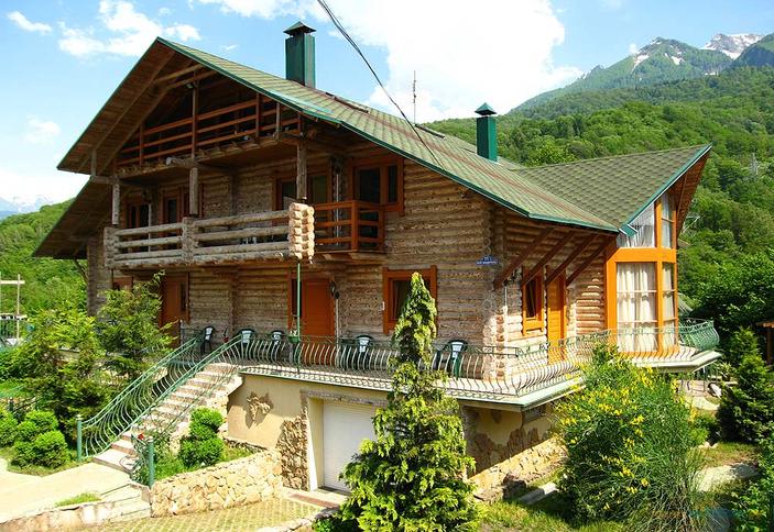 Фасад отеля Вендербель, г. Сочи, Адлерский район, п. Красная Поляна