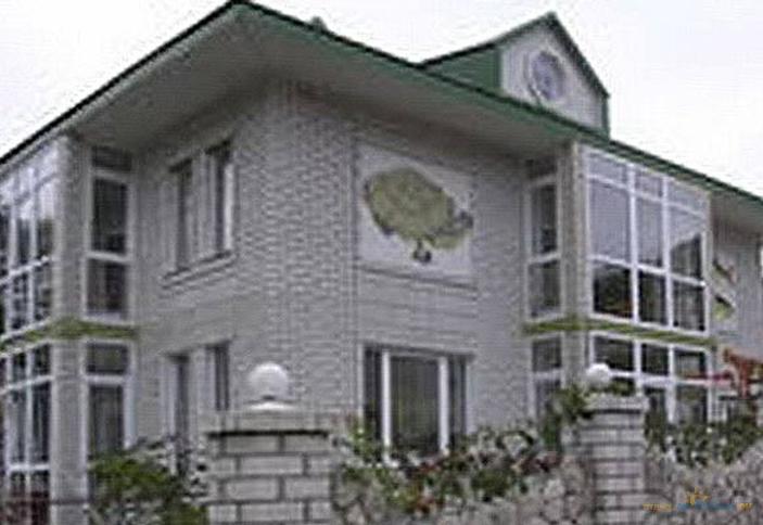 Фасад мини-гостиницы Райский уголок, Туапсинский район, с. Агой