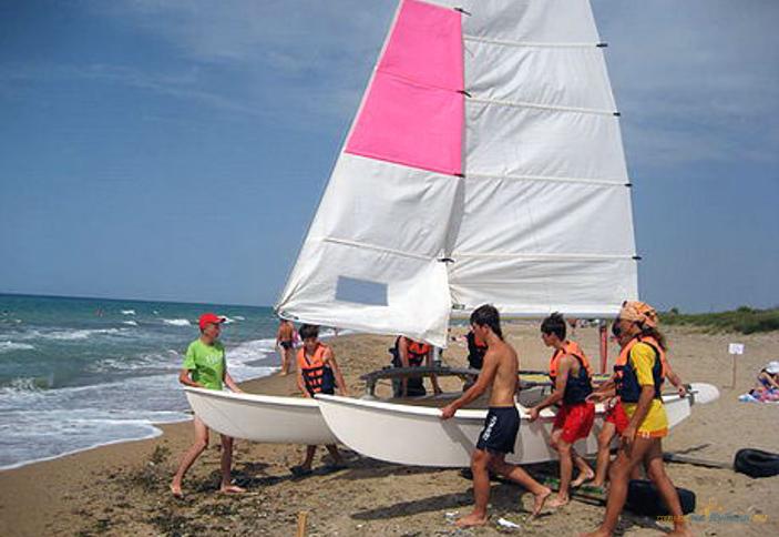 Тамань, лето 2007, ГУ Краевая крейсерско-парусная школа