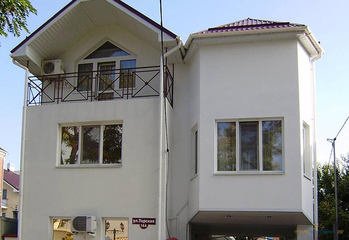 Фасад гостиницы Мария, г. Анапа