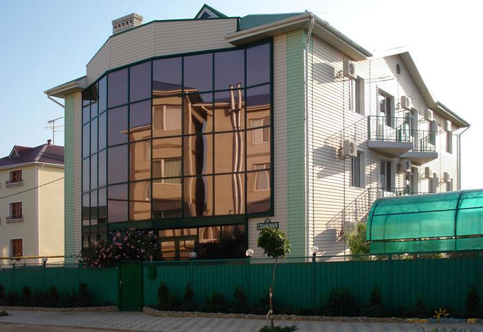 Фасад, гостевой дом Енисей, г. Анапа. кп. Витязево