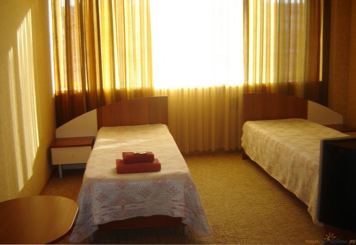 Двухместный стандарт. Гостиница Мир фитнеса. г. Краснодар