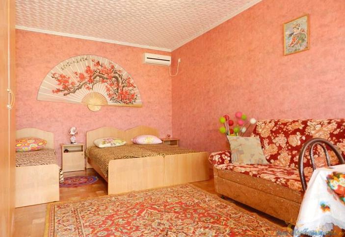 Трехместный, гостевой дом Жемчужина,Темрюкский р-н, п. Пересыпь