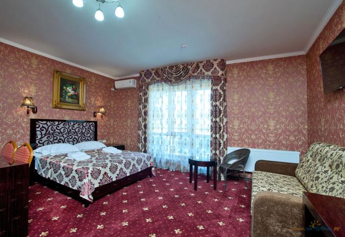 Люкс двухместный. Отель Rosa del Viento (Роза ветров), г. Туапсе