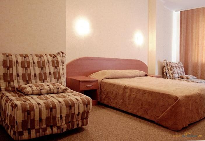 Двухместный стандарт увеличенный. Пансионат Черноморье, Туапсинский район, п. Небуг