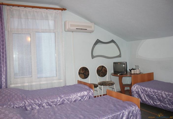 Четырехместный номер Эконом. Пансионат Малахит, г. Анапа, ст. Благовещенская