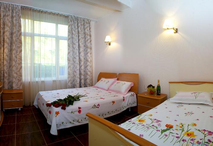 Трехместный стандарт. Гостиница Пионер, г. Сочи