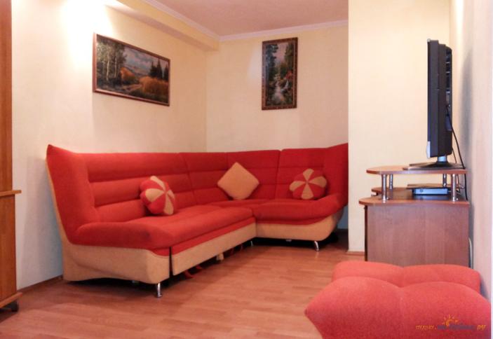 Гостиная-столовая Квартира Семейный отдых, г. Сочи