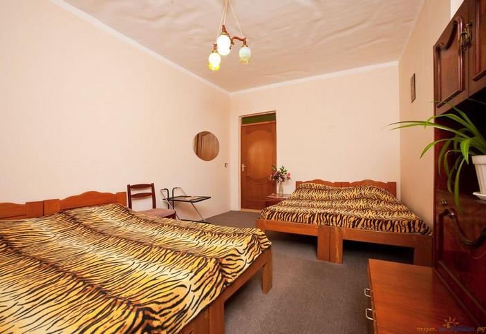 Четырехместный номер. Отель 