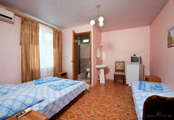 Трехместный стандарт Гостиница Аннушка, с. Ольгинка