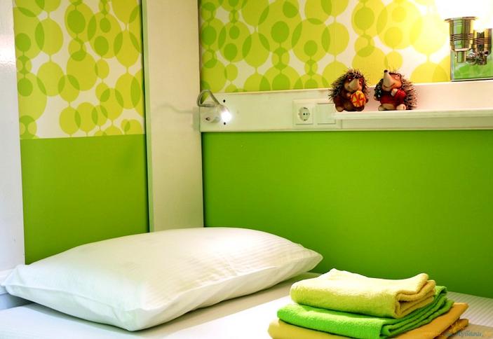 Четырехместный женский номер. Хостел 