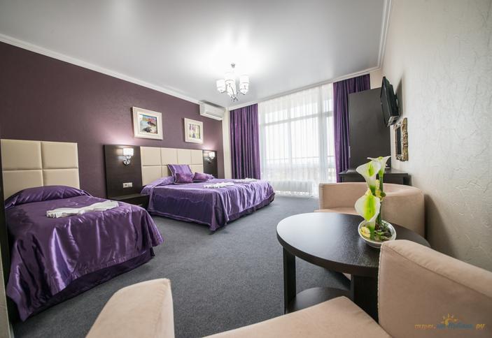 Трехместный стандарт. Отель Аврора, г. Анапа, п. Витязево