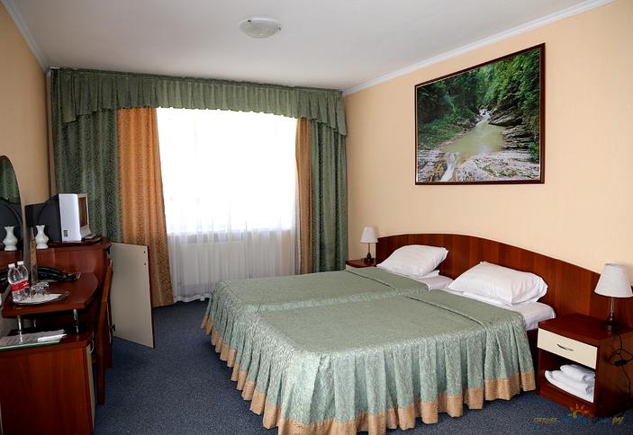 Номер первой категории. Отель Гуамка, Апшеронский район, п. Гуамка