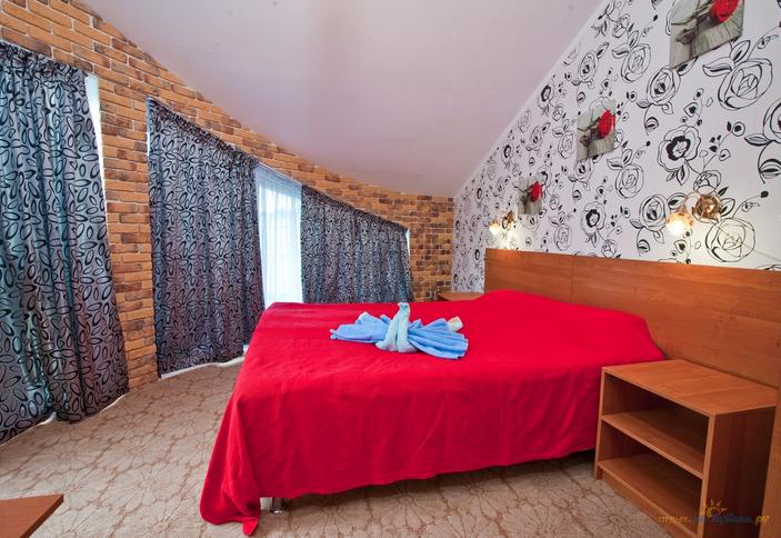 Двухместный стандарт без балкона. Гостевой дом Фантазия, Туапсинский район, п. Агой