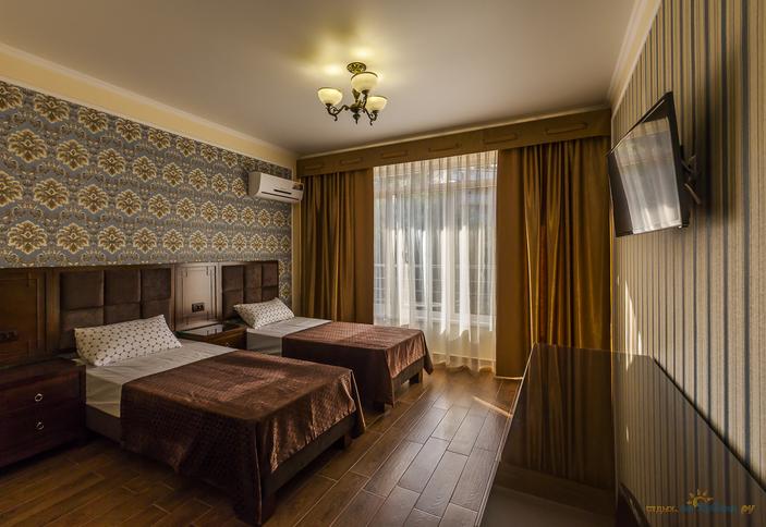 Двухместный стандарт. Гостиница Марсель, г. Туапсе, п. Новомихайловский