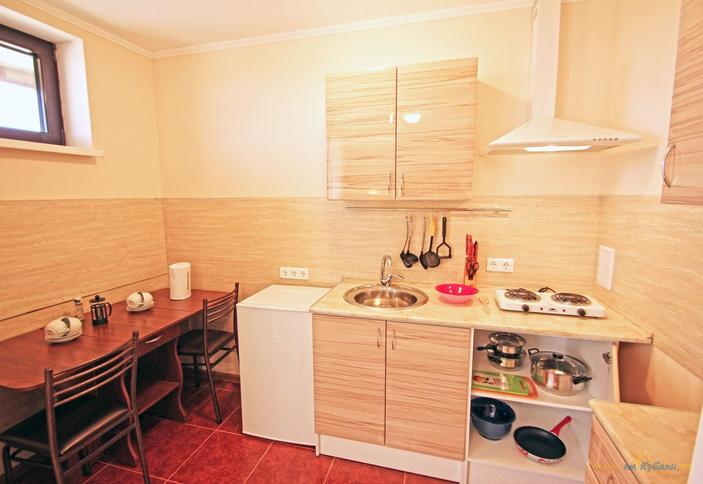 Семейный люкс с балконом и кухней