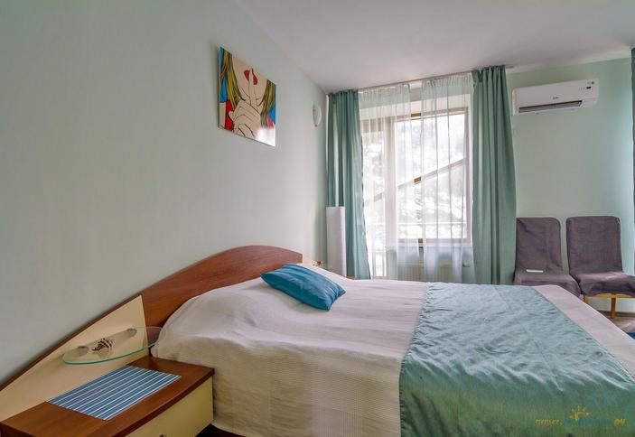 Люкс двухкомнатный с видом на море. Мини-отель Вилла-Агрия, Туапсинский р-н, пос. Ольгинка