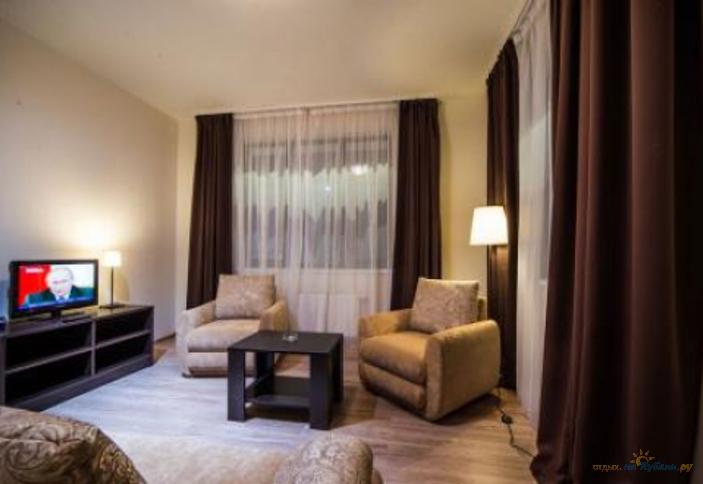 Трехкомнатные апартаменты. Отель Гелиопарк Вальсет Роза Хутор