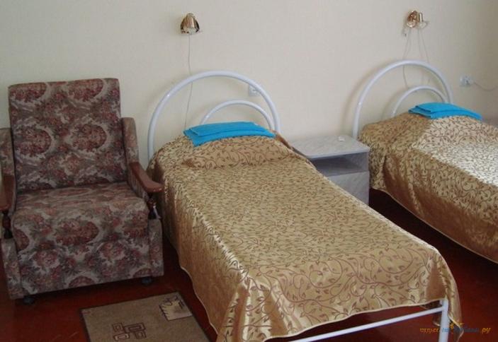 1-комнатный, 2-местный номер, корпус второй категории. Профилакторий Эдельвейс, г. Геленджик