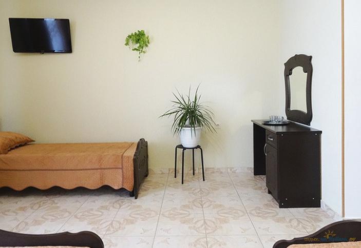 Стандарт четырехместный с балконом. Отель Марракеш Gold, Анапа, п. Витязево