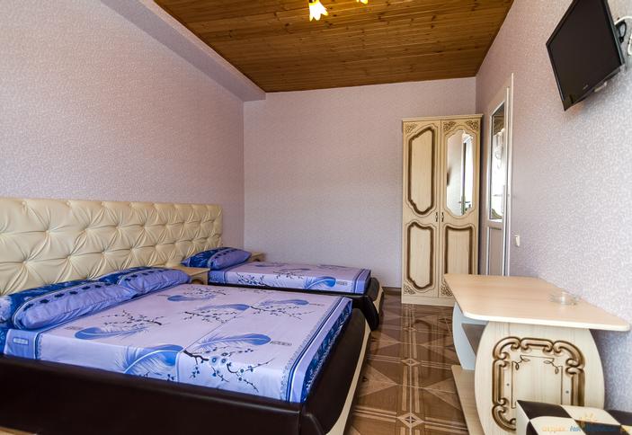 Трехместный стандарт. Гостиница Дубок, Туапсинский район, п. Лермонтово