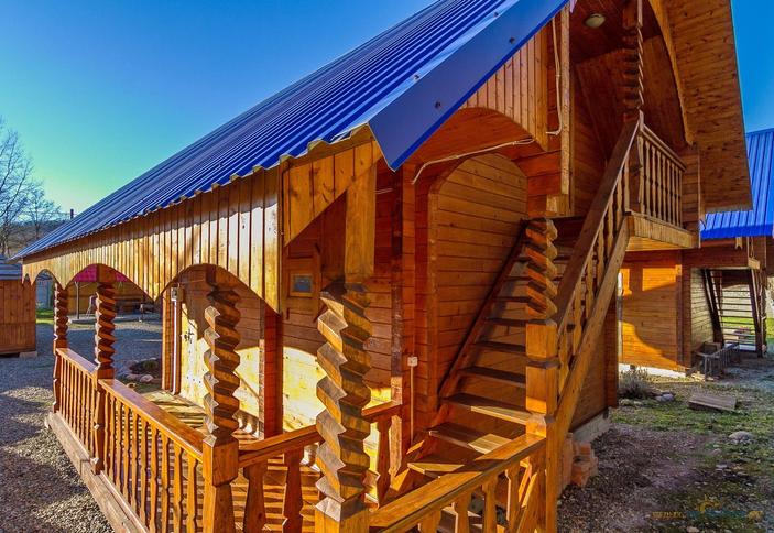 Двухместный номер. Гостевые дома Близнецы у реки, Майкопский район, ст. Даховская