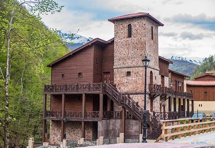 Культурно-этнографический и гостиничный комплекс Моя Россия, Сочи, Красная Поляна, п. Эсто-Садок