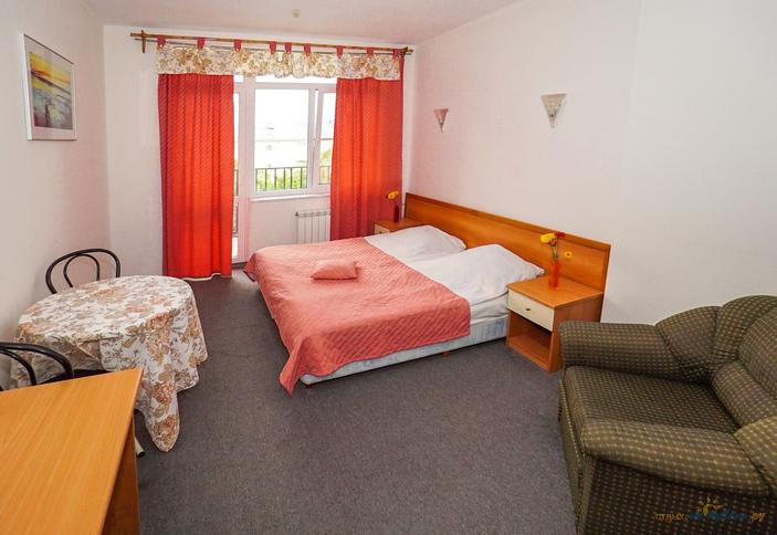 Однокомнатный с балконом. Гостиный двор У моря, п. Лоо