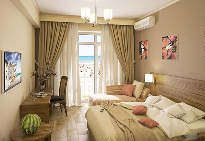 Стандарт плюс трехместный. Отель Pride inn (Прайд инн), Витязево, Анапа