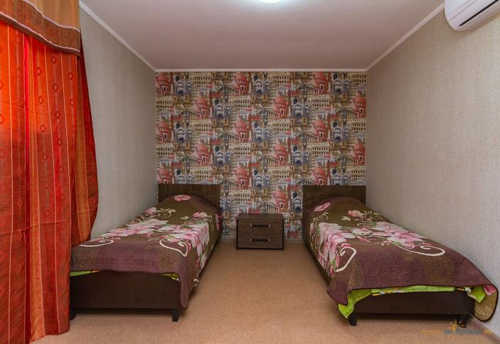 Двухместный с удобствами, верандой и кухней. База отдыха Бриз, Ейск, Должанская