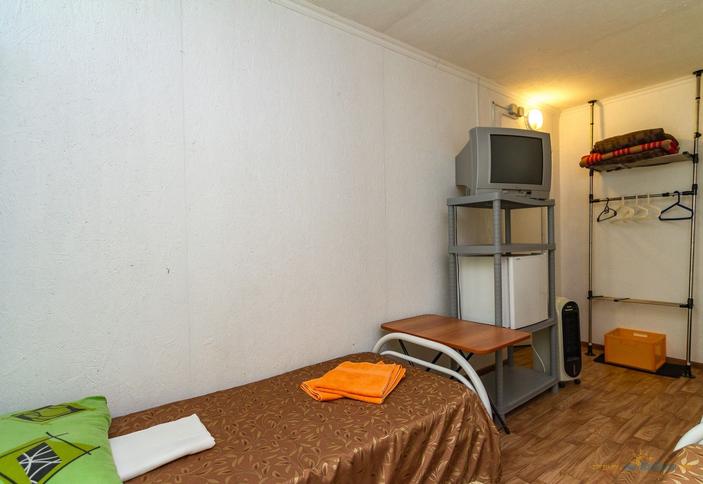 Эконом трехместный (без удобств). База отдыха Ростовчанка, Анапа, Благовещенская