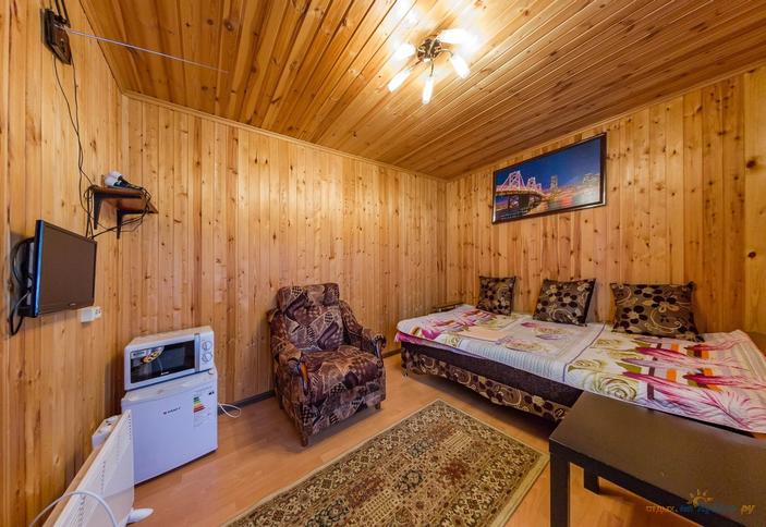 Двухместный стандарт. Домик у реки Дах, Республика Адыгея, Майкопский район, ст. Даховская