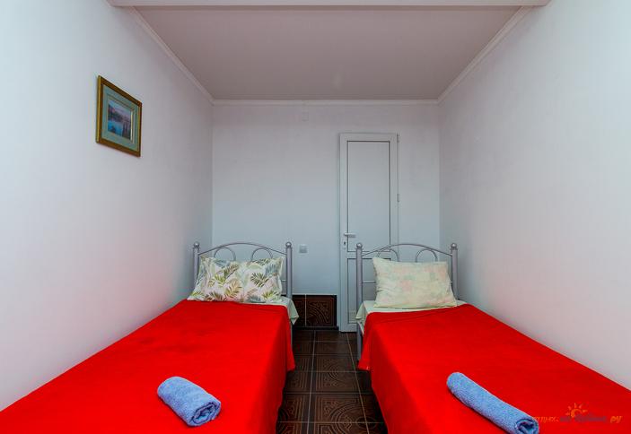 Двухместный стандарт Твин. Гостевой дом Азимут, Джубга