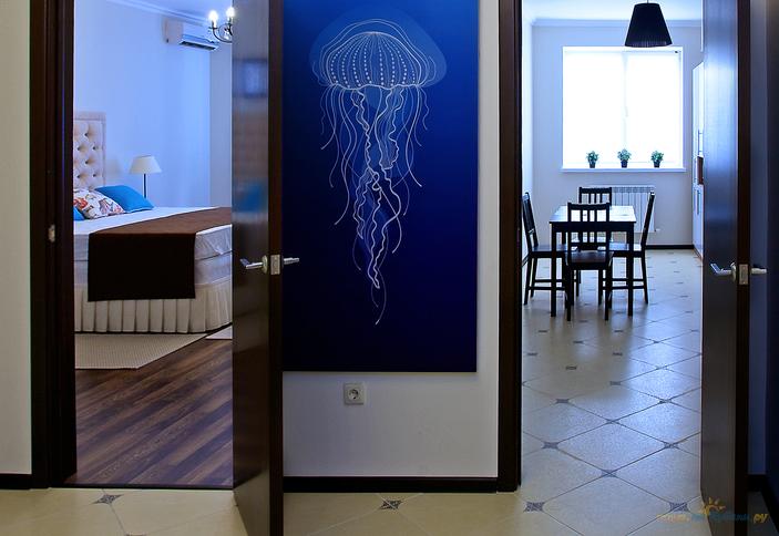 Апартаменты Медуза, отель Голубая лагуна, Анапа