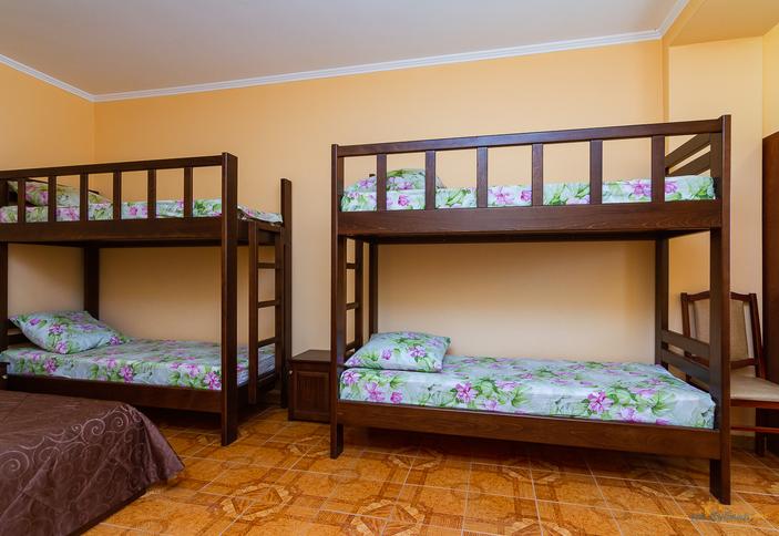 Шестиместный стандарт. Гостевой дом Юг, Туапсинский район, п. Небуг