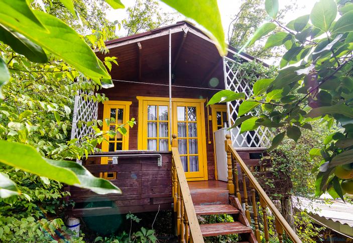 Гостевой четырехместный теремок с удобствами. Гостевой дом «Виктория-отдых», Туапсинский район, с. Ольгинка