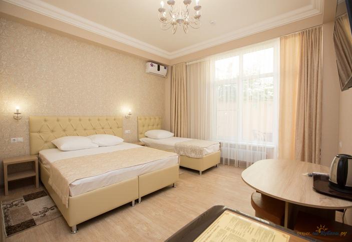 Трехместный комфорт с террасой (корпус 2)