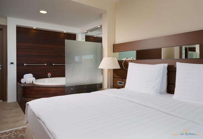 Полулюкс с видом на море. Отель Radisson Blu Resort&Congress Centre (Рэдиссон Блю Курорт и Конгресс Центр), Сочи