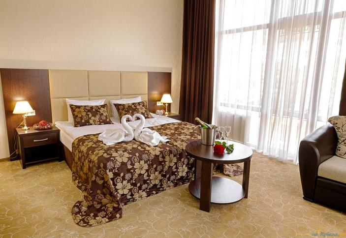 Студия двухместная (вид на горы) без балкона. Отель Калифорния, Геленджик