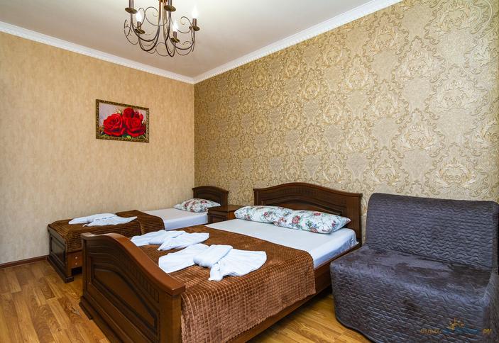 Четырехместный стандарт (вид на море)