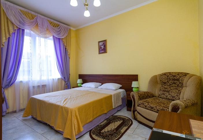 Двухместный номер евростандарт. Гостевой дом Аквамарин, г. Геленджик