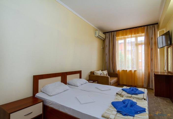 Двухместный с балконом. Гостевой дом Палладиум, Анапа, Витязево
