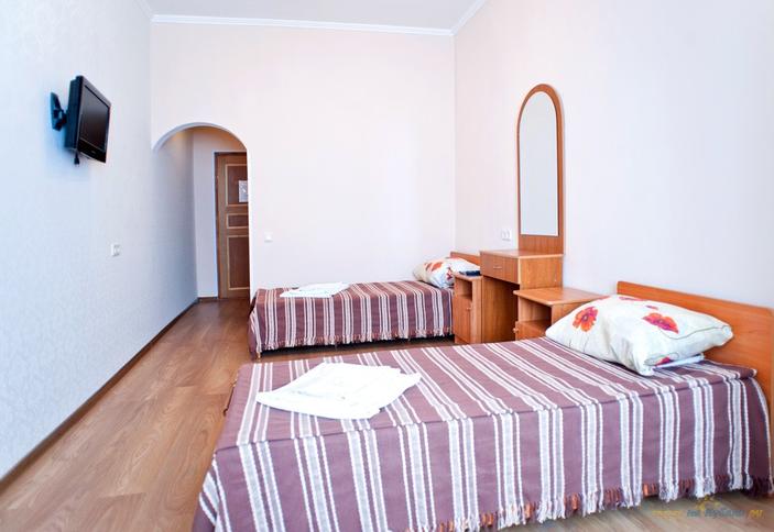  Двухместный стандарт 1 категории (теневая сторона), корпус 6. Санаторий Лазаревское