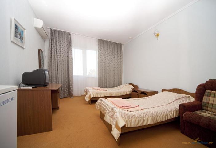  Двухместный стандарт без балкона. Пансионат Черное море, Анапа