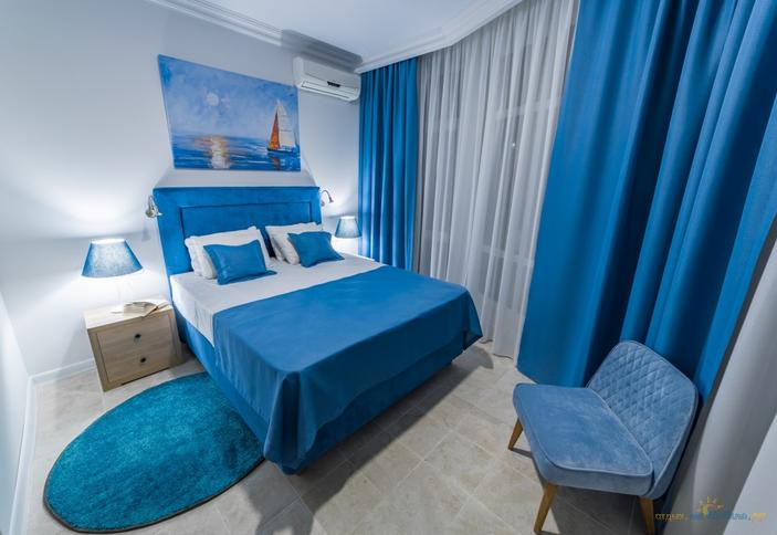 Люкс четырехместный трехкомнатный. Отель Белый песок, Анапа, Джемете