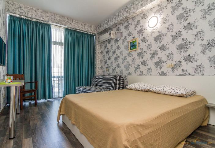 Четырехместный люкс с террасой, вид на море